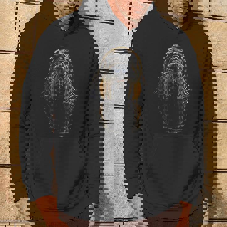 セイウチ 動物 グラフィック イラスト セイウチ パーカー ライフスタイル