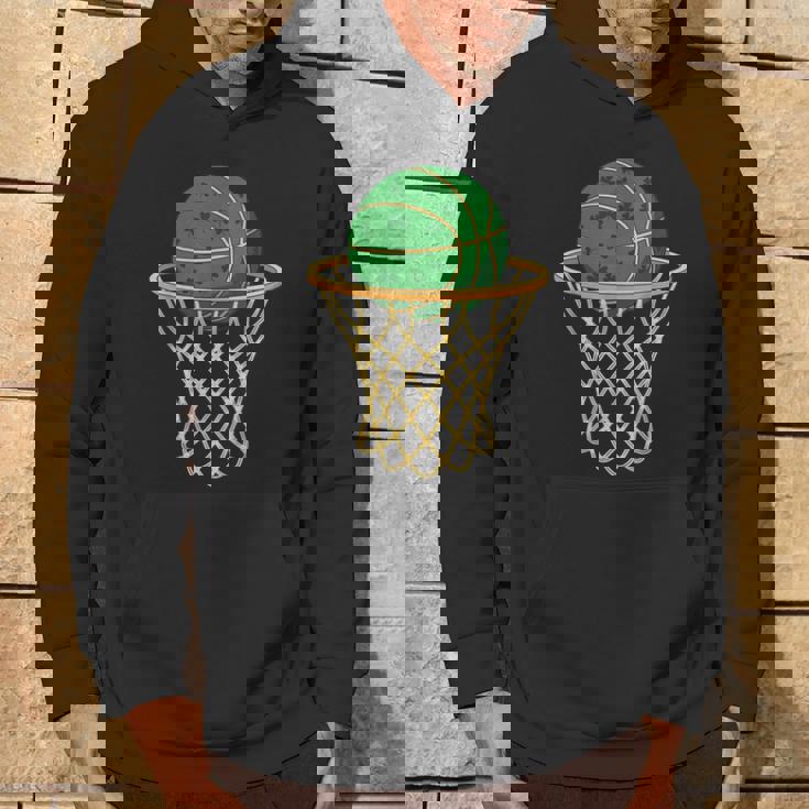 セントパトリックバスケットボールグリーンシャムロックバスケットボール パーカー ライフスタイル