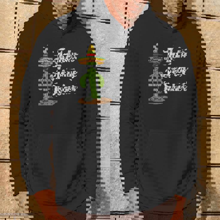 ソンブレロを持ったクールなサボテン メキシコのファン パーカー ライフスタイル