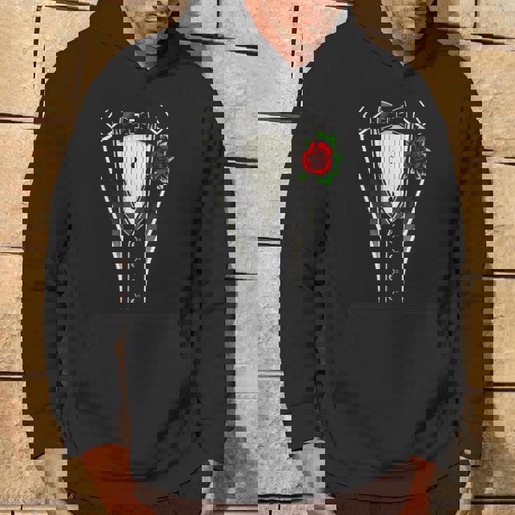 タキシード蝶ネクタイ、面白い紳士用タキシード。 パーカー ライフスタイル