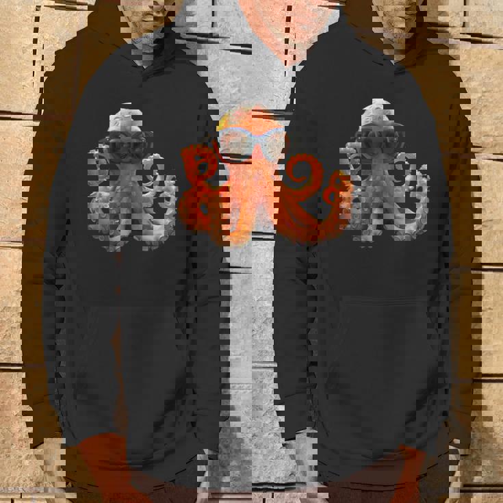 タコ 小タコ イカ 海 恋 甘タコ パーカー ライフスタイル