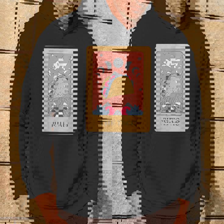 タコスタロット神秘的な星月面白い食通デザイン。 パーカー ライフスタイル