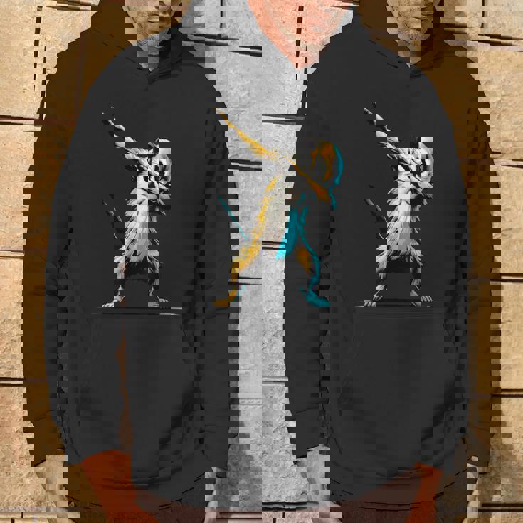 ダビングするミーアキャット 面白いモチーフ 踊るダブ スリケート パーカー ライフスタイル