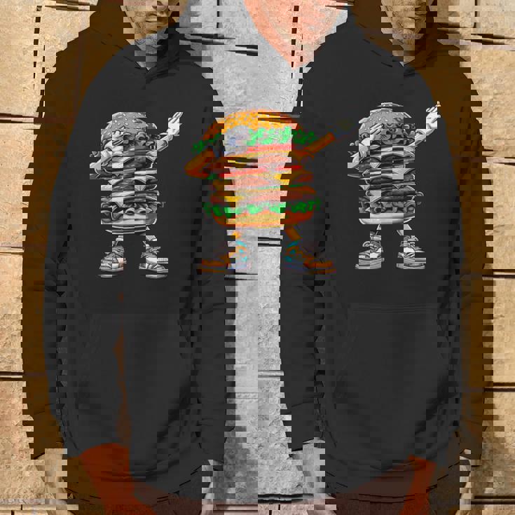 ダビングバーガー ファーストフード ナショナルハンバーガー ダブ愛好家 パーカー ライフスタイル