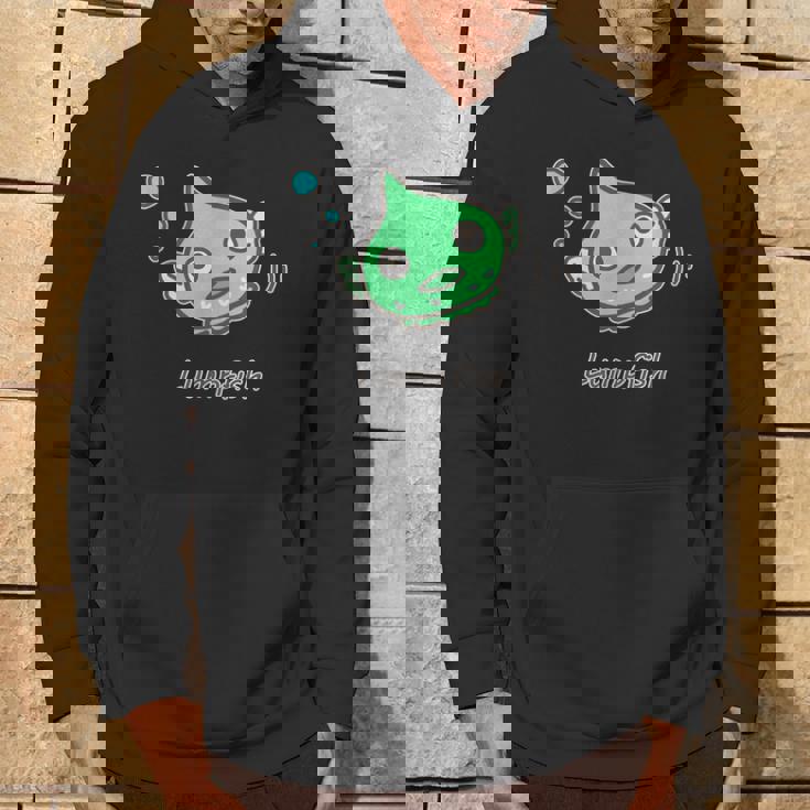 ダンゴウオ 緑ver 魚 かわいい おもしろ ネタ 海 魚好き プレセント パーカー ライフスタイル