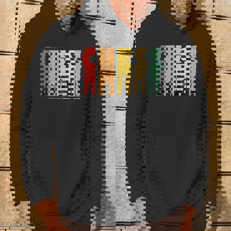 チェス レトロデザイン 戦略思考スポーツギフト パーカー ライフスタイル