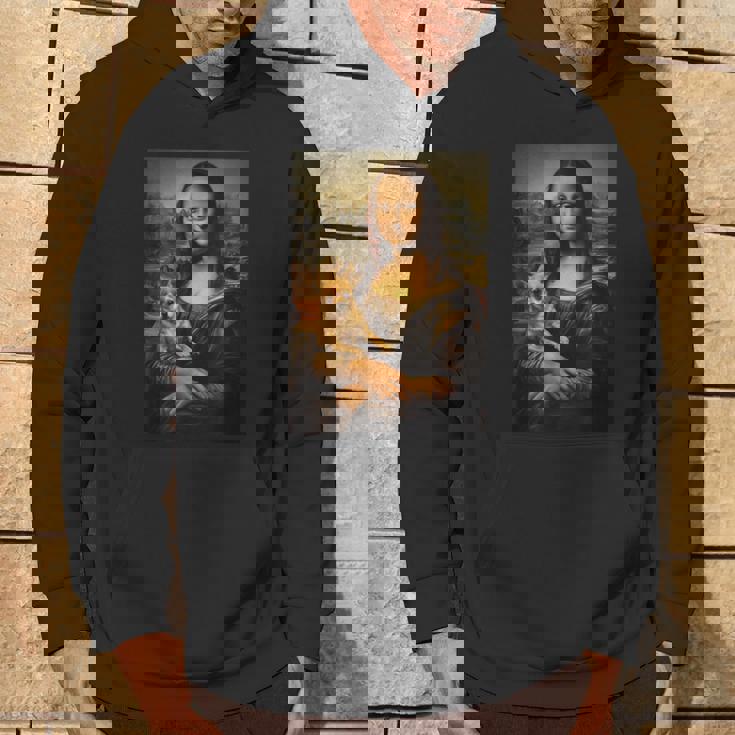 チワワ モナリザ 絵画 アート 犬 ママ お父さん パーカー ライフスタイル