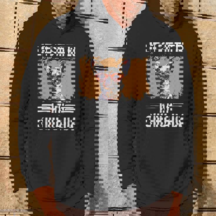 チワワデザイン レディース メンズ チワワ 犬 チワワ 恋人 パーカー ライフスタイル