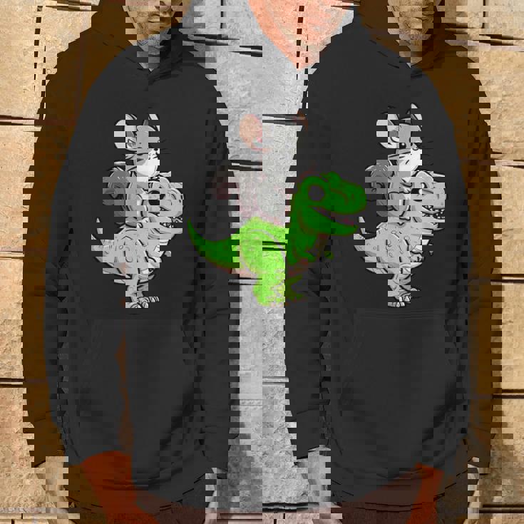 チンチラ T-Rex 恐竜 ペット おもしろい ティラノサウルス パーカー ライフスタイル