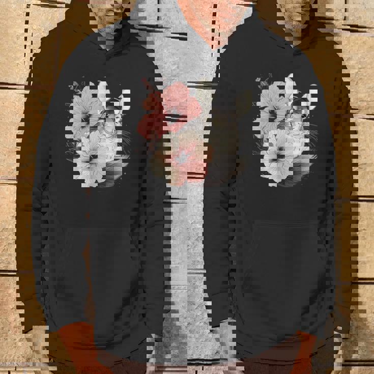 チンチラ ハイビスカス ブルーム ハーモニー フローラル チンチララバーズ パーカー ライフスタイル