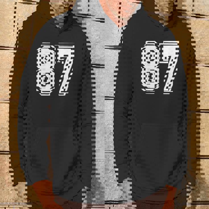 チームジャージーナンバー87 スポーツギフト パーカー ライフスタイル