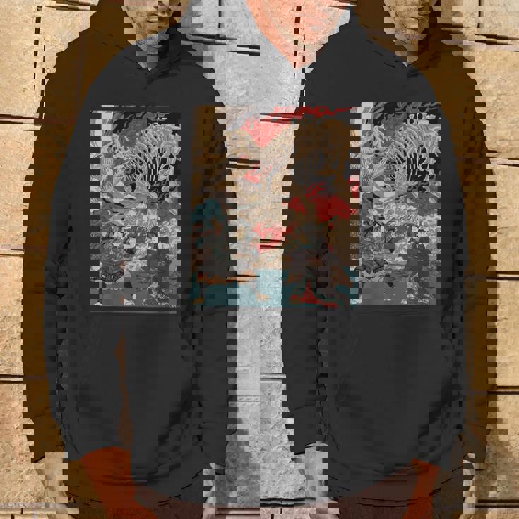 ティラノサウルス浮世絵 パーカー ライフスタイル