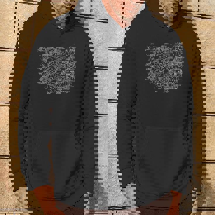 テスカトリポカ、喫煙鏡、神話、アステカ帝国。 パーカー ライフスタイル