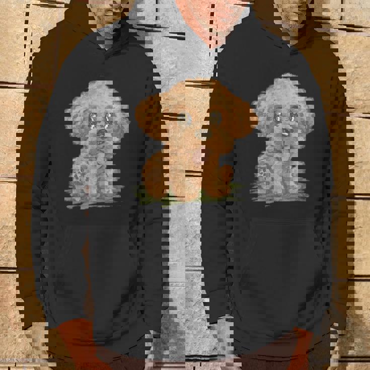 トイプードル かわいい いぬ 子犬 ペット おもしろ 動物 イラスト パーカー ライフスタイル