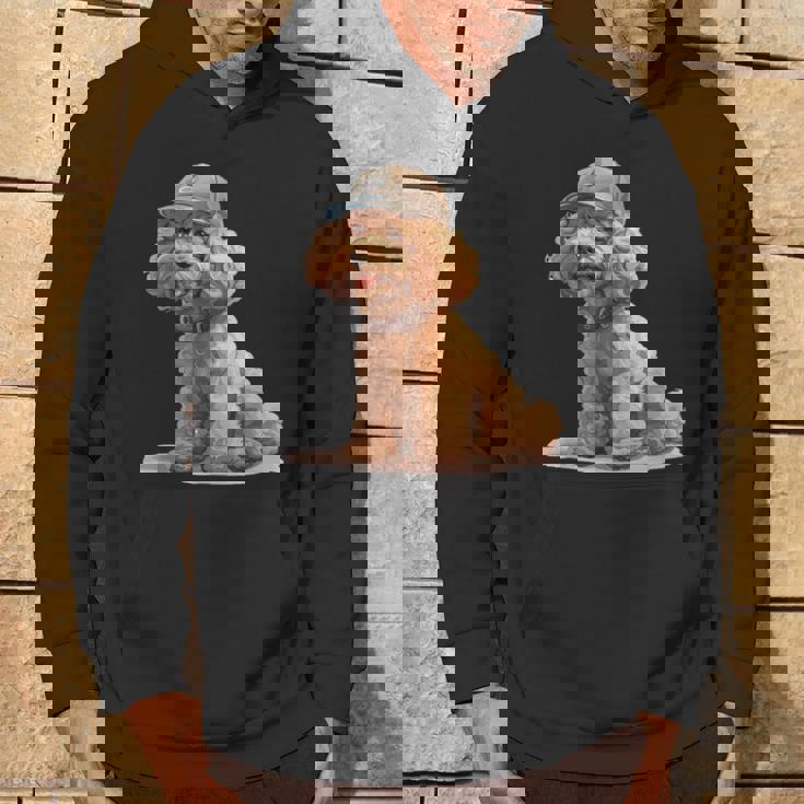 トイプードル 水彩 犬 野球帽 パーカー ライフスタイル