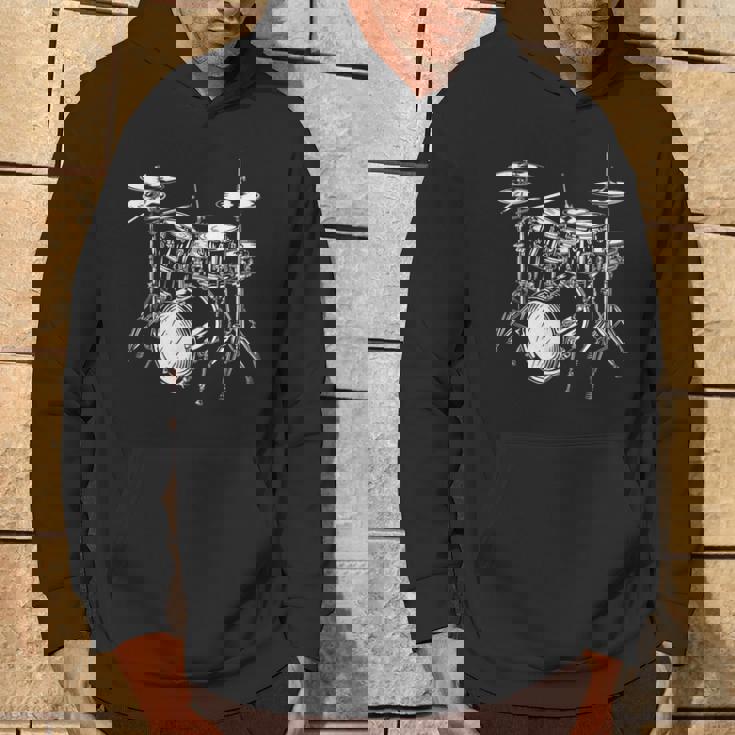 ドラムセットの図面 電子ドラム パーカー ライフスタイル