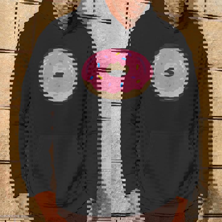 ドーナツレッドアイシングコミックグラフィック メンズ レディース 子供用 パーカー ライフスタイル