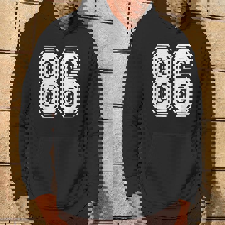 ナンバー86 86歳の誕生日ギフト選手チーム番号入りジャージ パーカー ライフスタイル