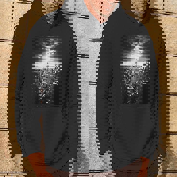 ニューヨーク市写真撮影 白黒写真 パーカー ライフスタイル