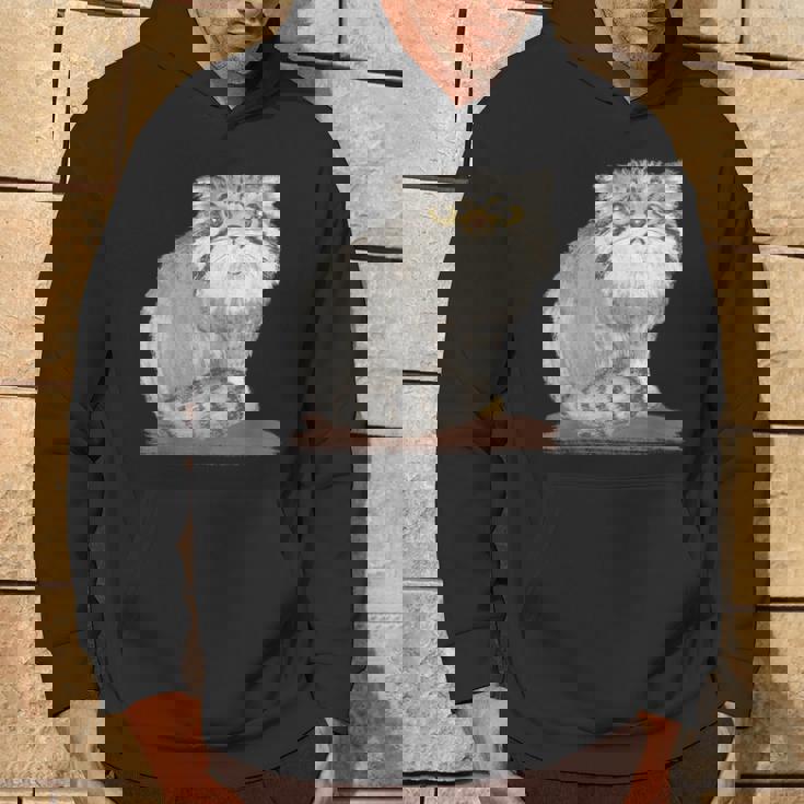 ネコ マヌルネコ 子猫 野生動物 パーカー ライフスタイル