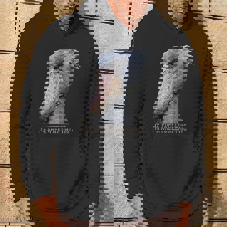 ハシビロコウそれはハシビロコウです パーカー ライフスタイル