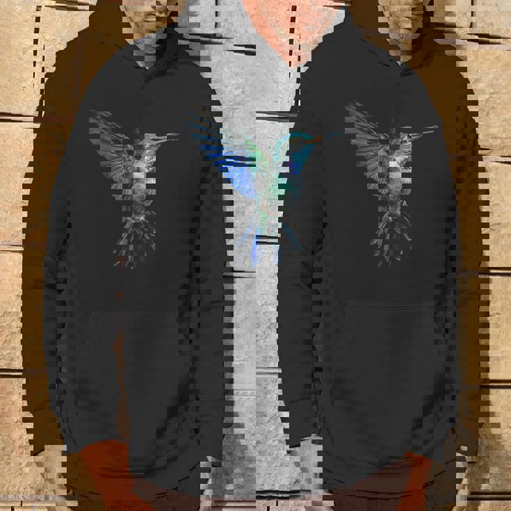 ハチドリ 鳥モチーフ 動物 イラスト ハチドリ パーカー ライフスタイル