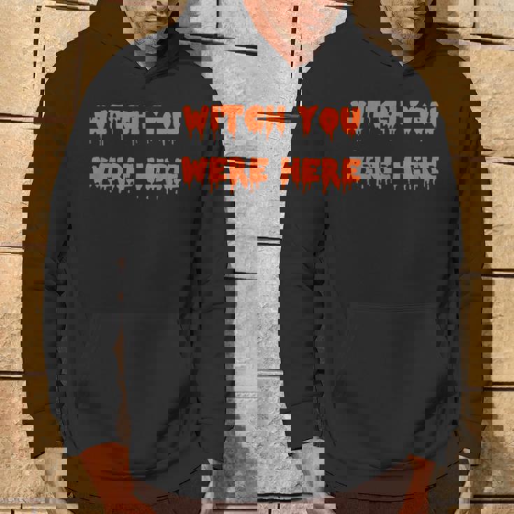 ハッピーハロウィン魔女 You Were Here 不気味なコスチューム パーカー ライフスタイル