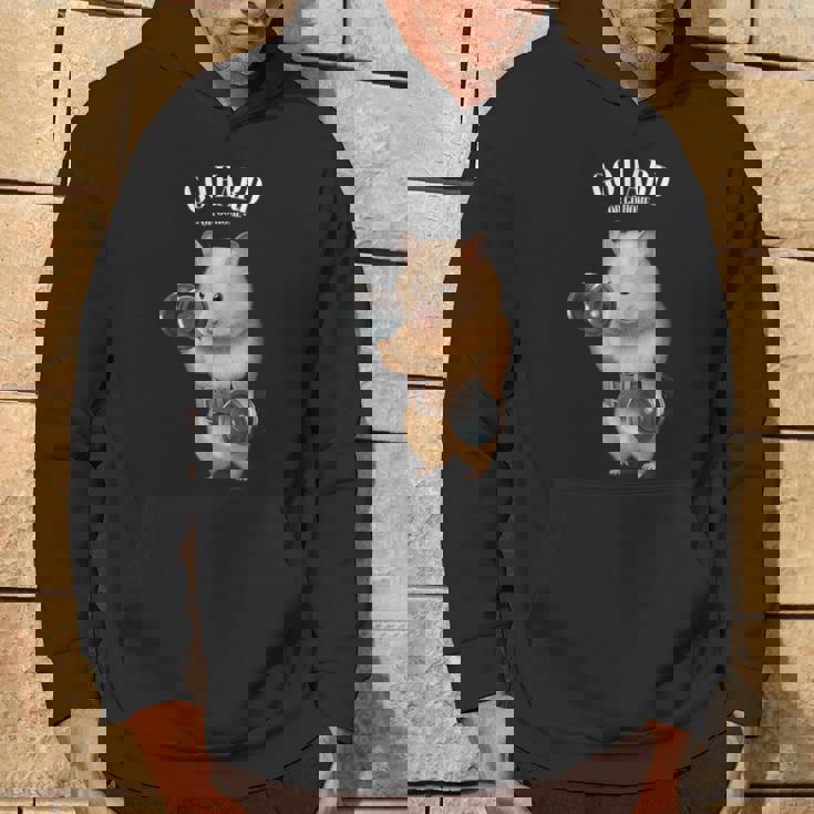 ハムスター 筋トレ ダンベル付き フィットネスジム パーカー ライフスタイル