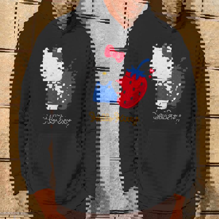 ハローキティ いちご ダークカラー パーカー ライフスタイル