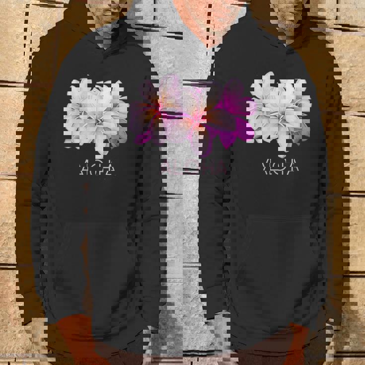 ハワイアンアロハプルメリアアート パーカー ライフスタイル