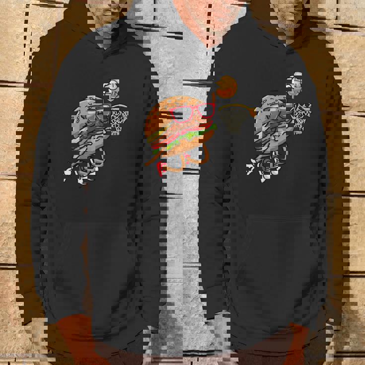 ハンバーガー バスケットボール ファーストフード バスケットボール選手 パーカー ライフスタイル