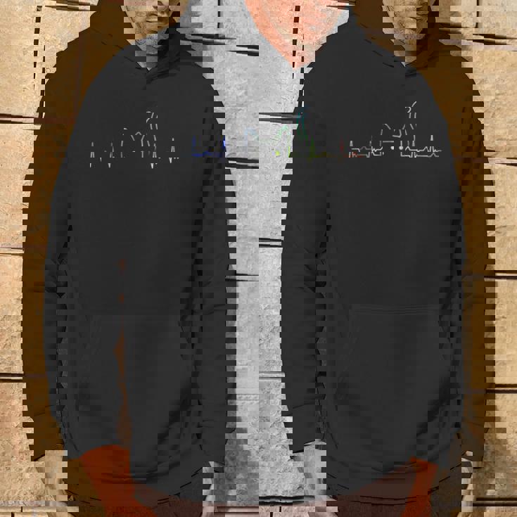 ハートビート 猫好き ねこ好き ネコ好き ハートビート猫 猫の飼い主 心電図 おもしろ 可愛い ねこ ネコ 猫 長袖tシャツ パーカー ライフスタイル