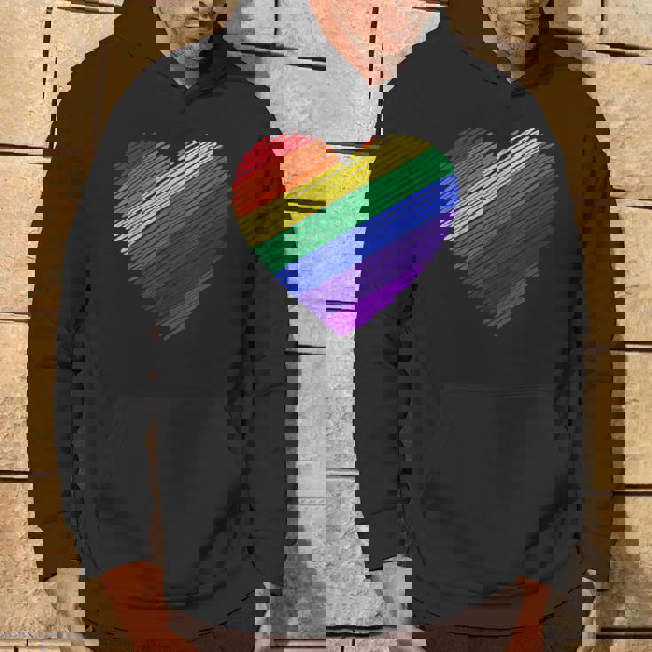 ハート・イン・ザ・カラーズ・オブ・ザ・レインボー パーカー ライフスタイル