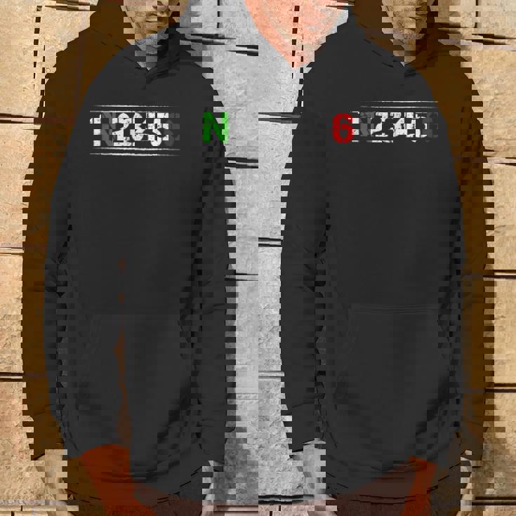 バイク ギアシフト 1N23456 バイク バイカー ツアー パーカー ライフスタイル