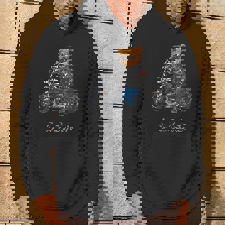 バイク クラシック オートバイ 熊 クルーザー パーカー ライフスタイル