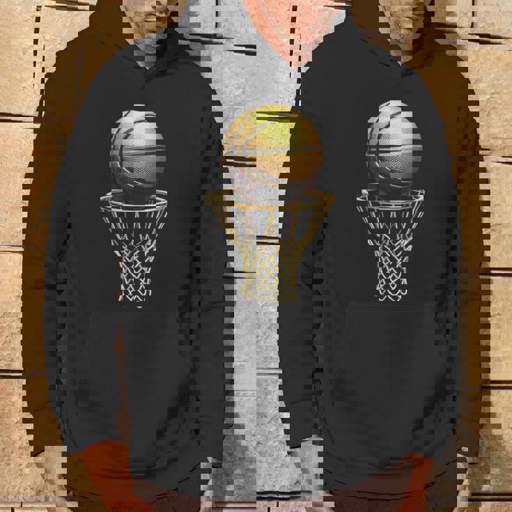 バスケットボール選手 クールトロフィー スポーツ愛好家 試合日 Bボール パーカー ライフスタイル