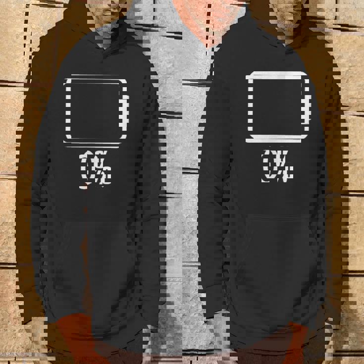 バッテリー0シャツバッテリーハート空充電バッテリー空 パーカー ライフスタイル