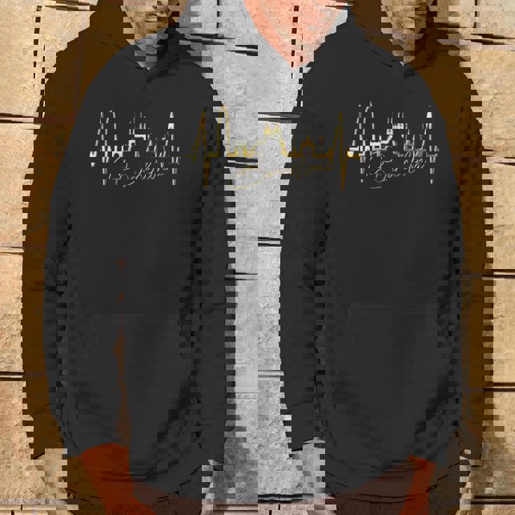 バルセロナのスカイライン ハートビート スペイン バルセロナ大好きi Love Barcelona パーカー ライフスタイル