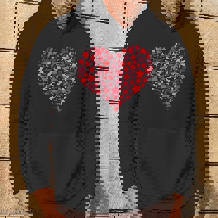 バレンタインデーのプレゼント かわいいラブハート スター カップルalentine's Day Cute Love パーカー ライフスタイル