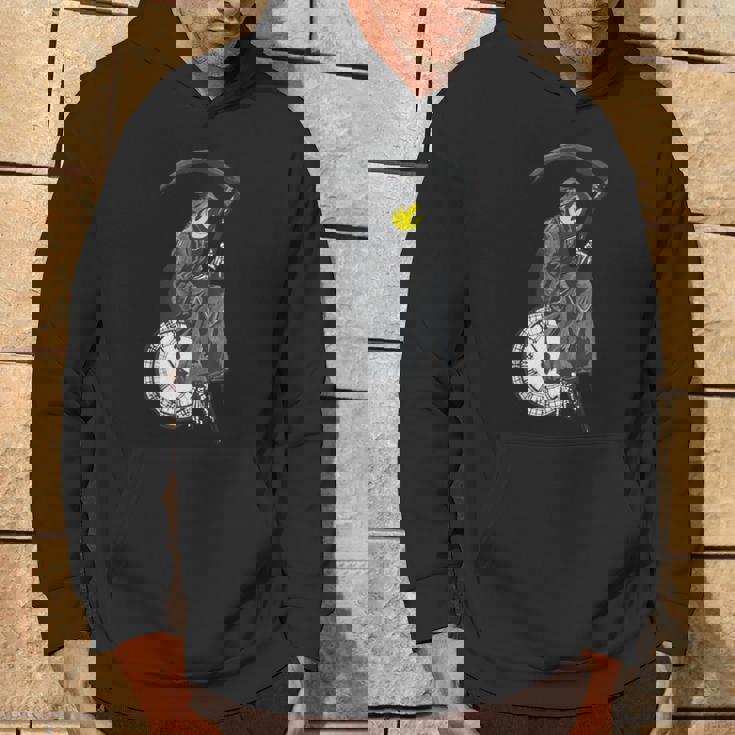 バンクシーの死神時計 パーカー ライフスタイル