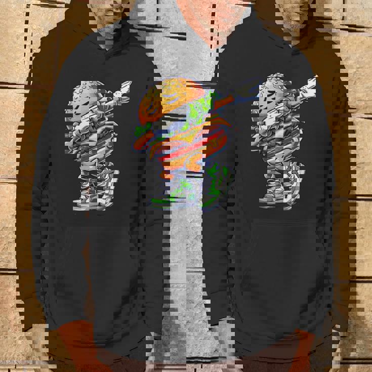 バーガー ダビング チーズ バーガー デイダンス 面白い ハンバーガー パーカー ライフスタイル