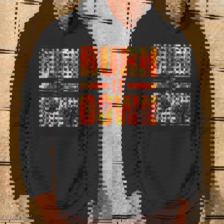 バーン・イット・ダウン・ファイヤー・フレイムズ パーカー ライフスタイル