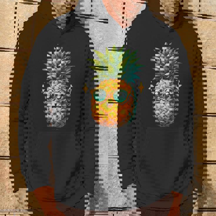 パイナップル柄 フルーツタリアン トロピカルパイナップル フルーツファン パーカー ライフスタイル