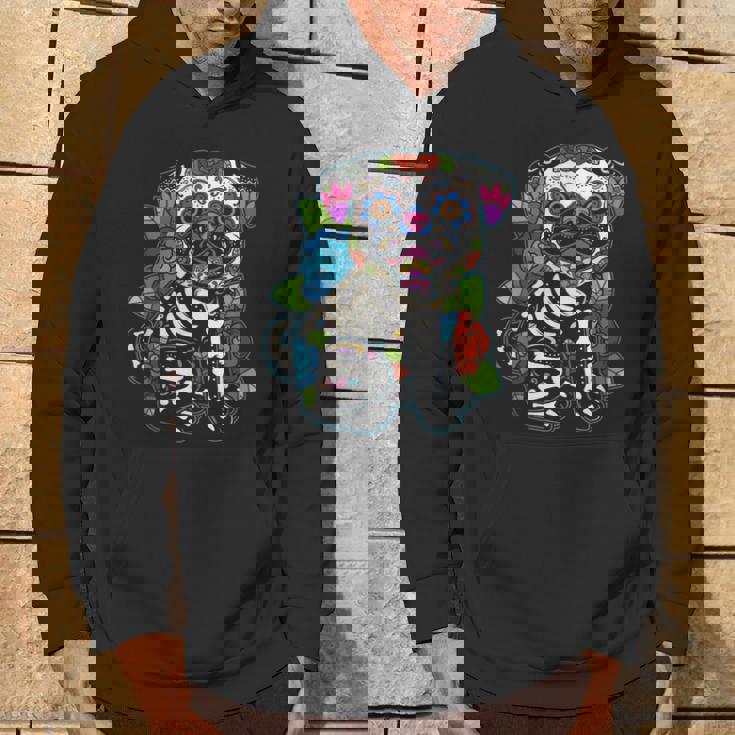 パグ シュガースカル メキシコ 犬 カラベラ 死者の日 パーカー ライフスタイル