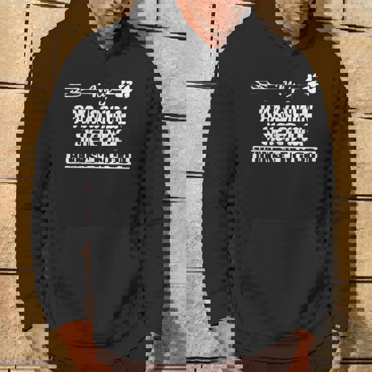 パタゴニア・シープドッグのオーナーズ パーカー ライフスタイル