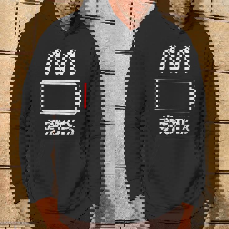 パパ 電池【残り1】バッテリー 電池切れ おもしろ 面白い ギャグ ネタ ウケ狙い 笑える ユーモア お笑い 個性的な パーカー ライフスタイル