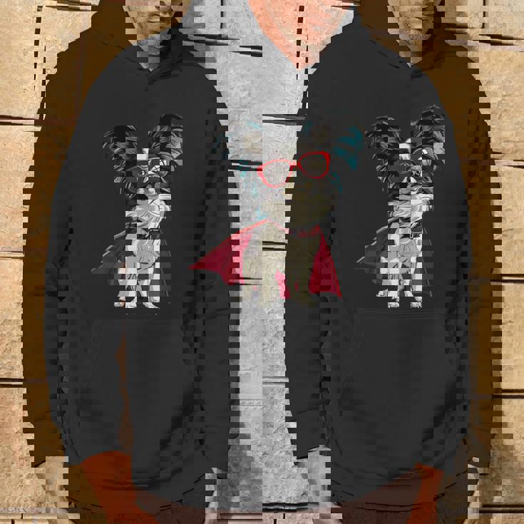 パピヨンドッグ-パピヨン パーカー ライフスタイル