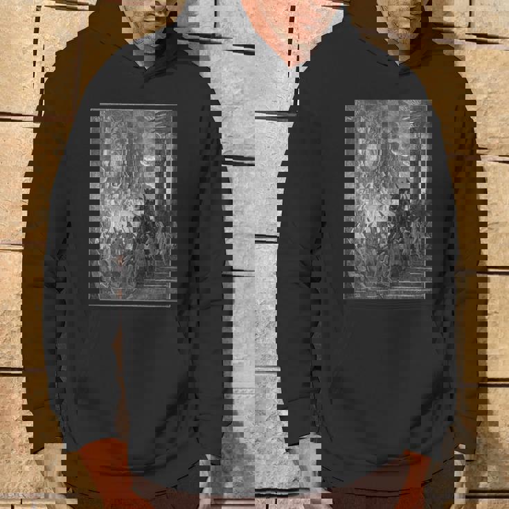 パラダイス・ロスト「ハイ・オン・ア・スローン」ギュスターヴ・ドレ・アート パーカー ライフスタイル