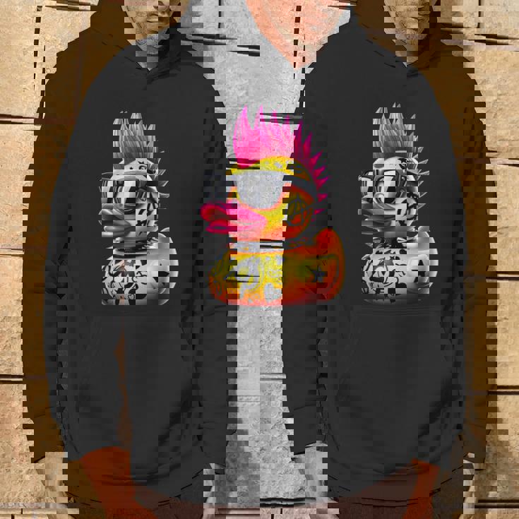 パンク アヒル アヒルの子 パンクロック 面白い 動物好き パーカー ライフスタイル