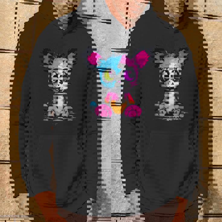 パンク モンスター 都会のぬいぐるみ くま 不気味でかわいい 怖い パーカー ライフスタイル